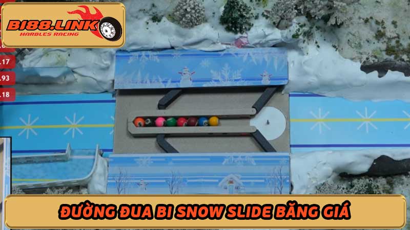 Đường đua bi Snow Slide qua ngọn núi băng giá hùng vĩ 