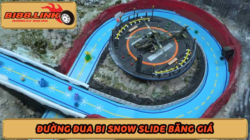 Đường đua bi Snow Slide qua ngọn núi băng giá hùng vĩ 